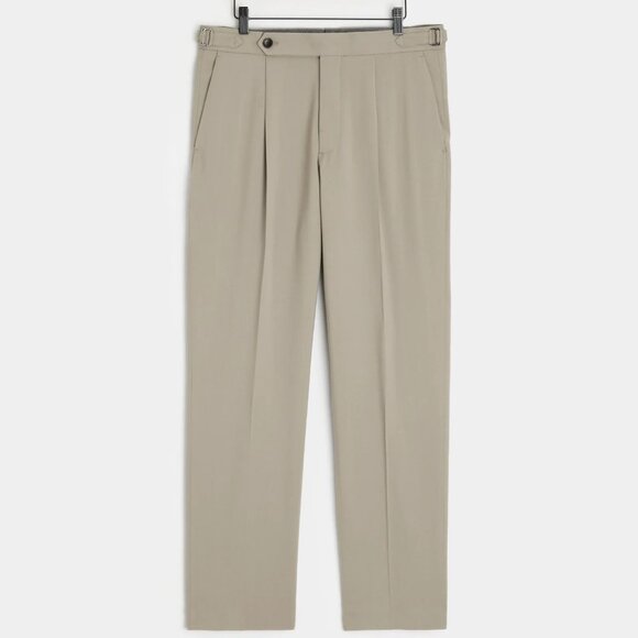 Pleated Trouser | Todd Snyder | Gray | Wool, Side Tab | 32x30 - Picture 4 of 4